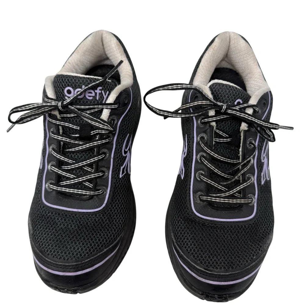 GDEFY Gravity Defyer Shoes Womens Size 8 Gray Mighty Walk Athletic Outdoors